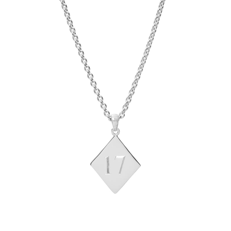 Rhombus Monogram Necklace
