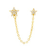 Starry Night Chain Stud Earrings