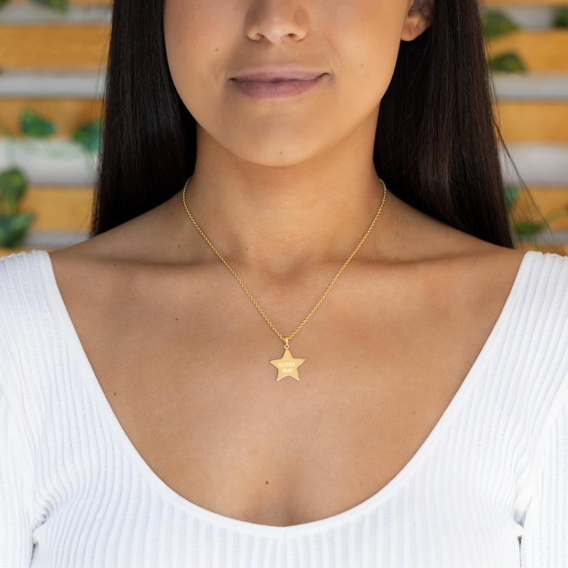 Mama Star Monogram Necklace