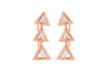 Triangles Climber Earrings