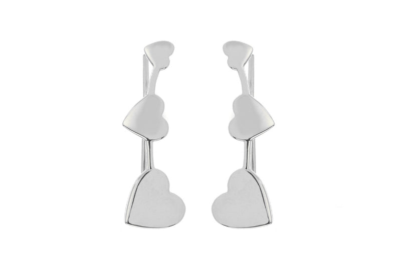 Hearts Climber Earrings