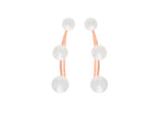 Pearls Climber Earrings