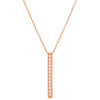 Sparkle Bar Vertical Necklace