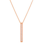 Sparkle Bar Vertical Necklace